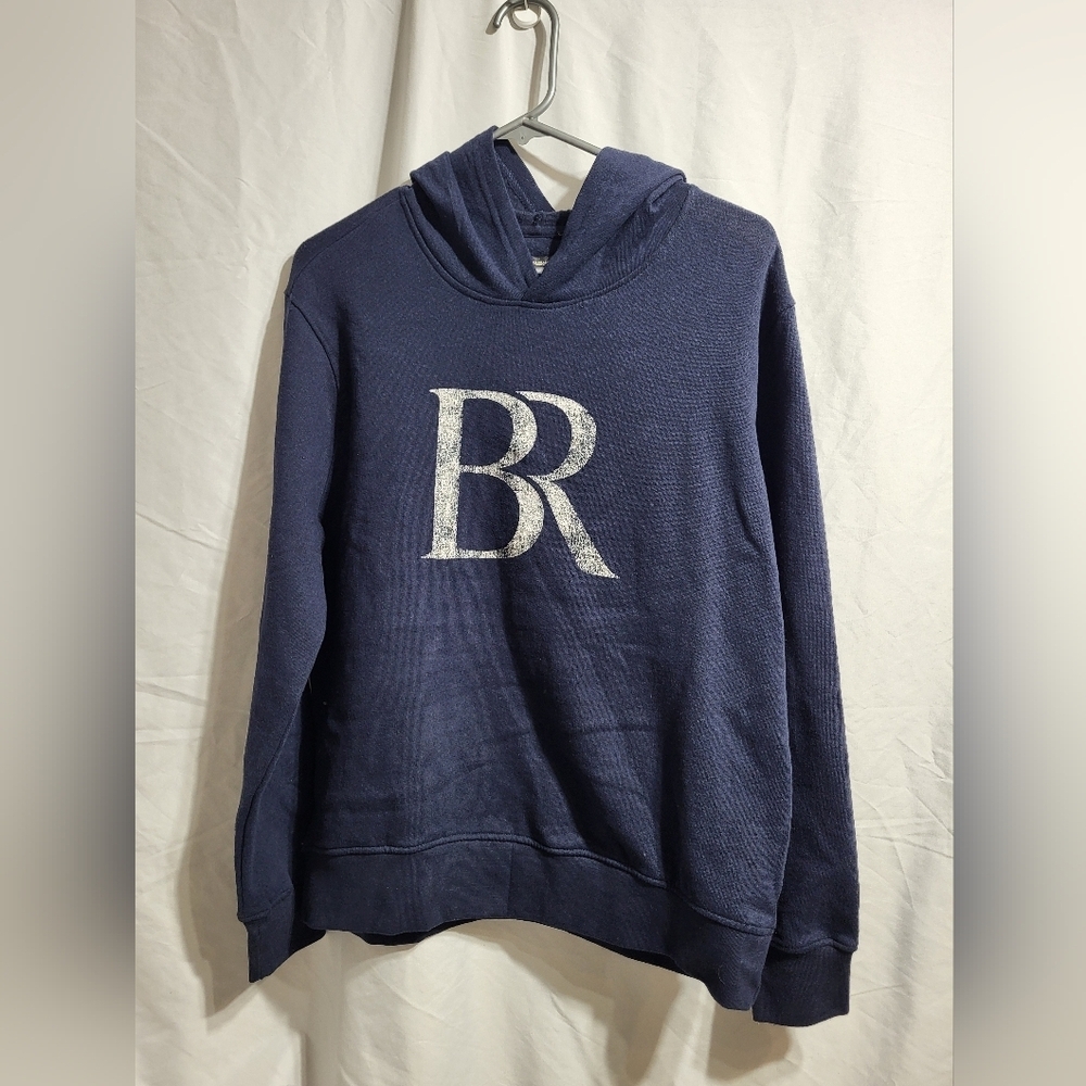 Banana Republic Navy Blue Men's Hoodie, Size Medium